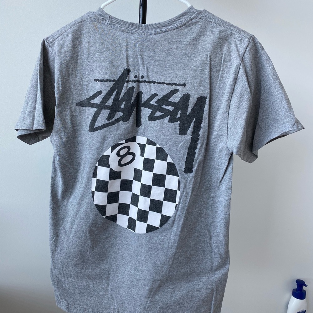 Stussy grey T shirt